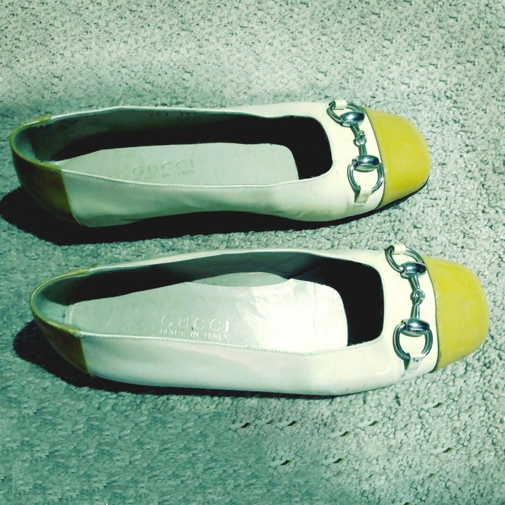 Gucci Vintage Flats Horsebit Stirrup 38-1/2